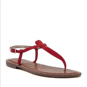 Sam Edelman red Gigi sandal